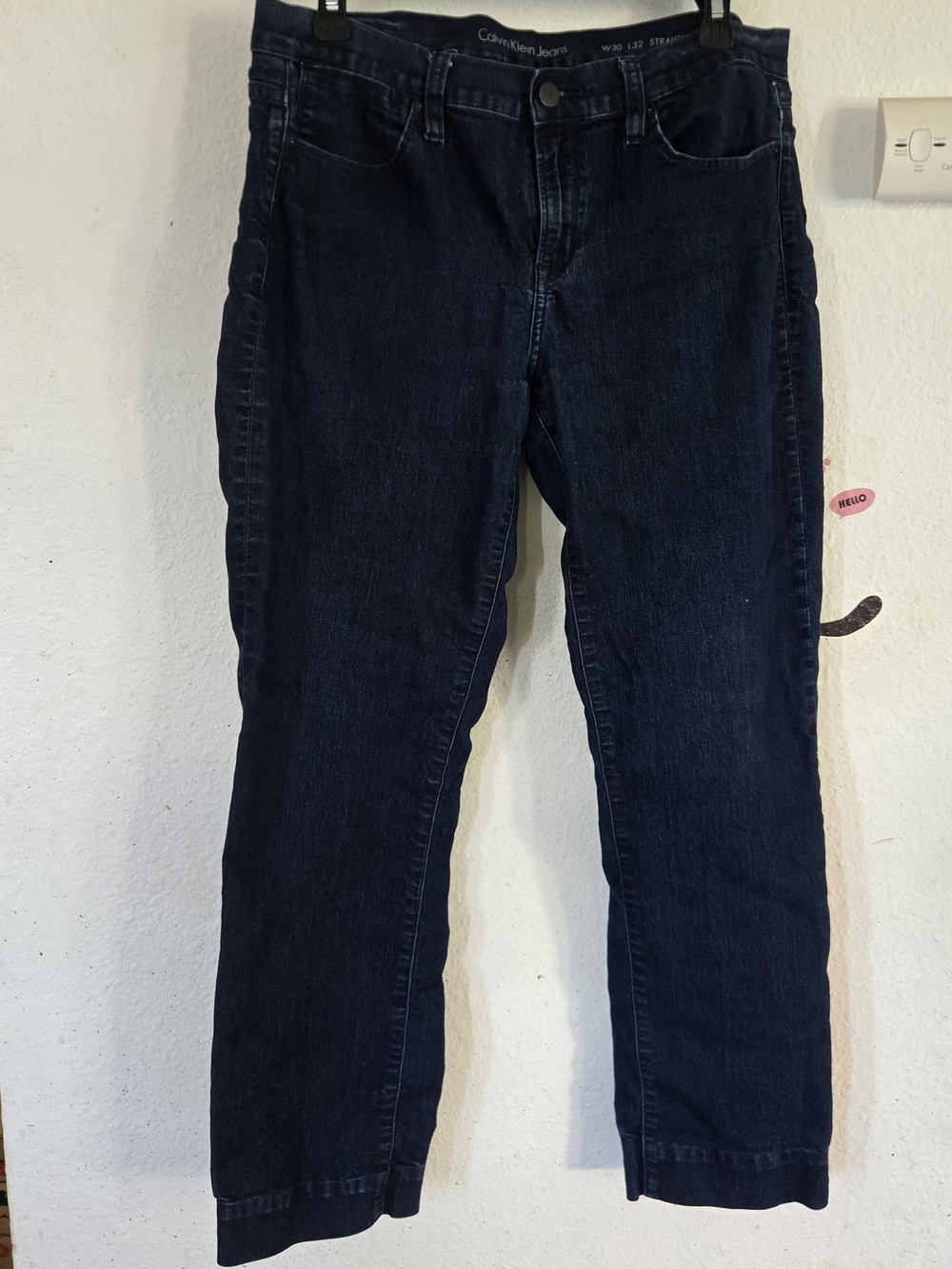 Calvin Klein Jeans Men's Dark Indigo Straight Jeans